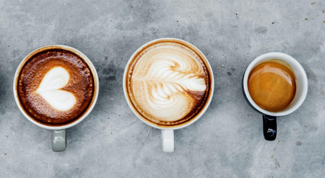 soorten koffie flat white cappuccino latte